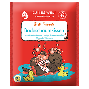 bambini: cuscino in schiuma da bagno migliori amici (50gr)